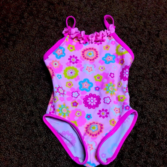 Swim suit Girls size 24 months one piece bathing suit EUC - Picture 1 of 5
